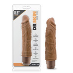 Blush Novelties Dr. Skin - Cock Vibe 10 - 8.5 Inch Vibrating Cock - Mocha