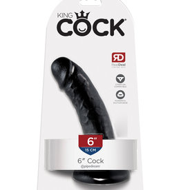 Pipedream King Cock 6-Ich Cock - Black