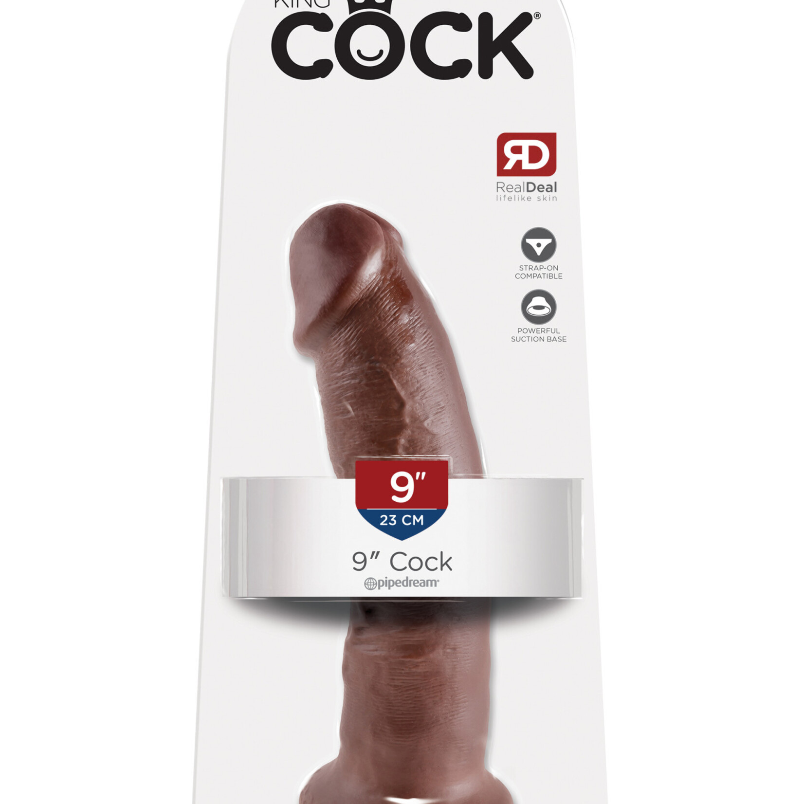 Pipedream King Cock 9-Inch Cock - Brown