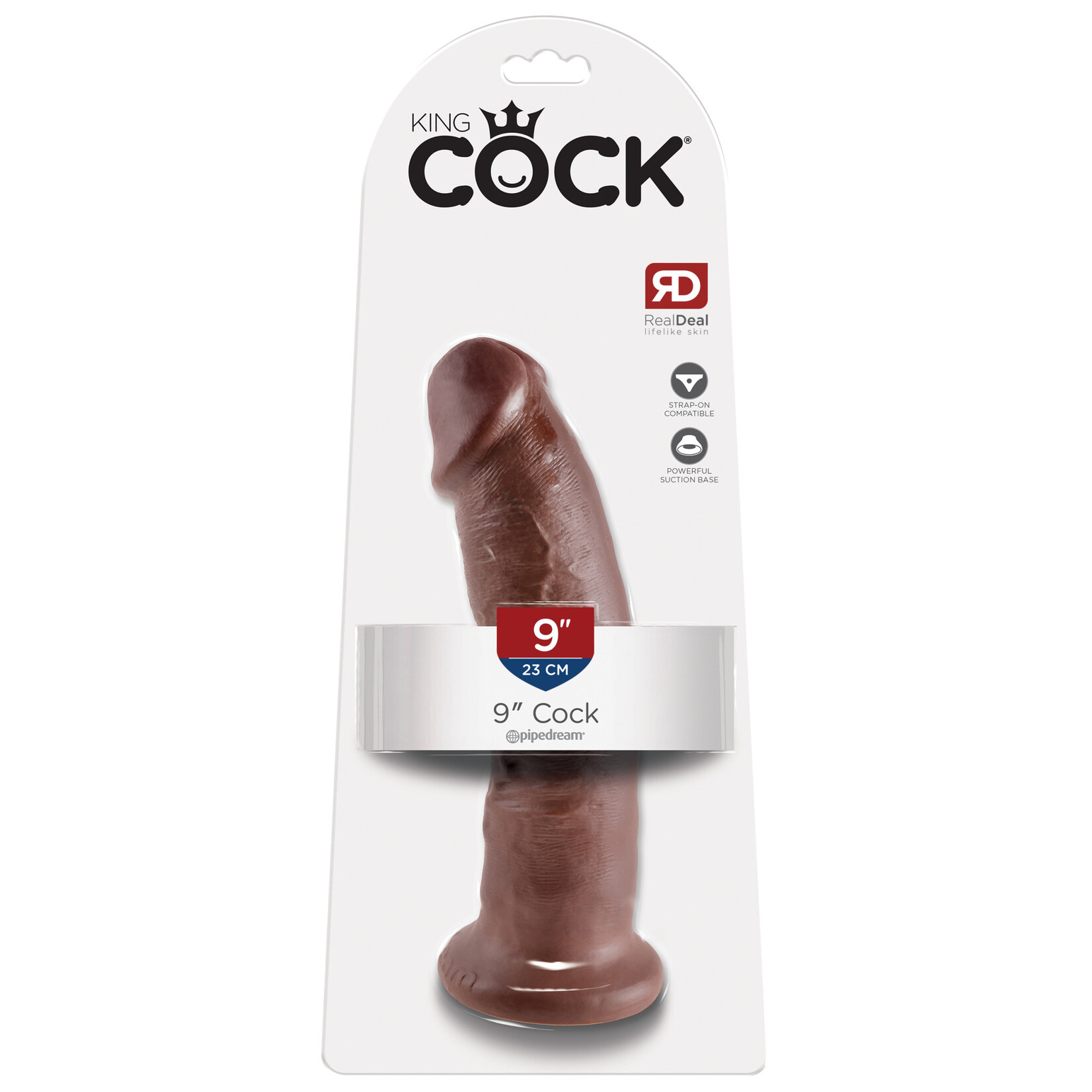 Pipedream King Cock 9-Inch Cock - Brown