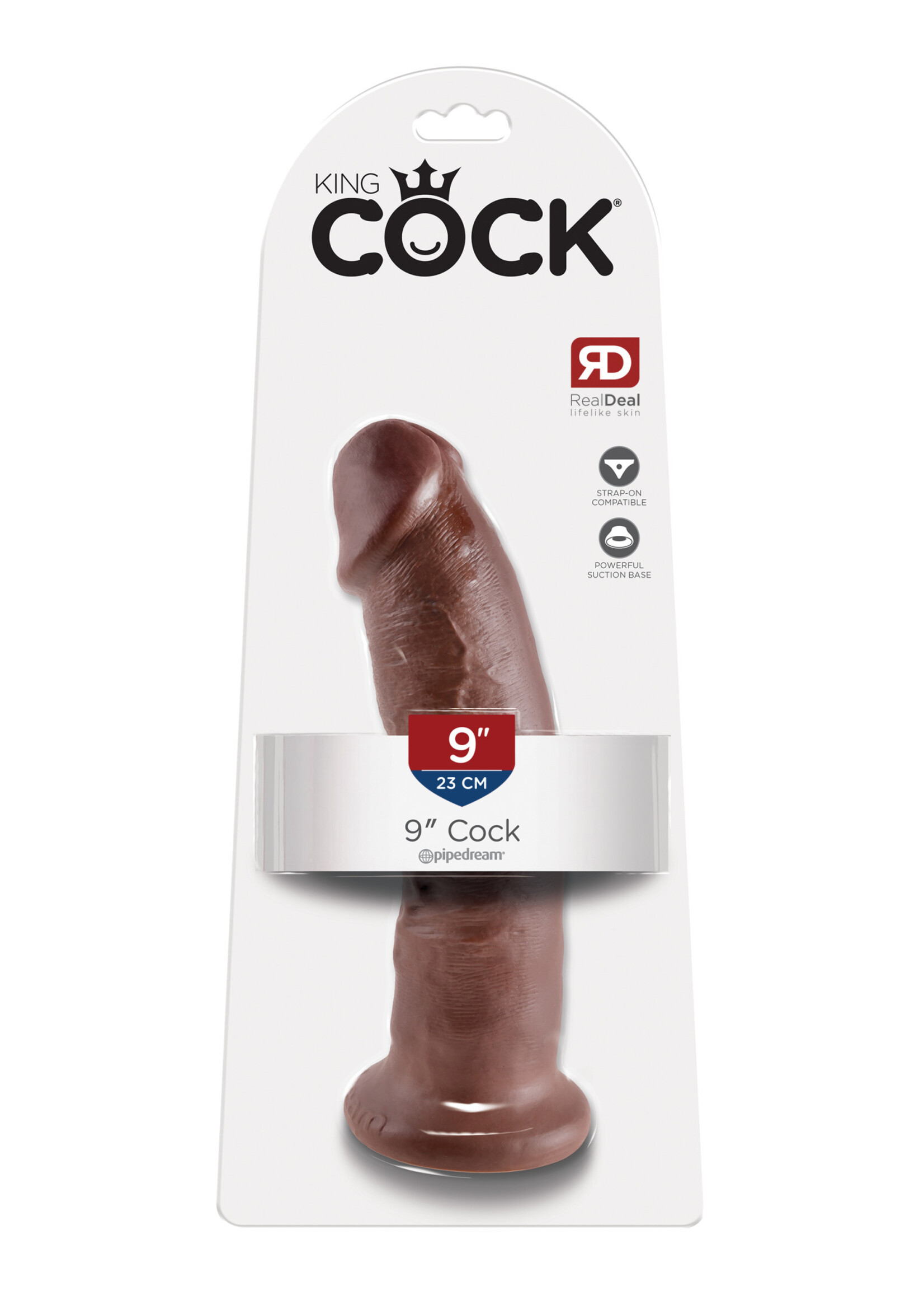 Pipedream King Cock 9-Inch Cock - Brown