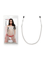 Lux Fetish Adjustable Tweezer Nipple Clips With Chain
