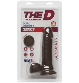 Doc Johnson The D - Perfect D 7" - Chocolate