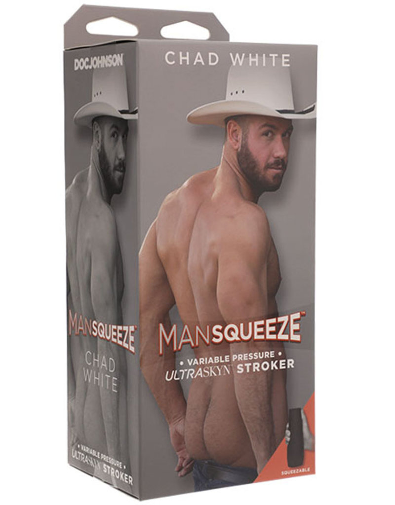 Doc Johnson Man Squeeze - Chad White - Ultraskyn Stroker - Ass