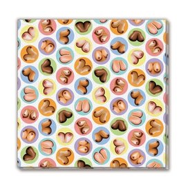 Little Genie Mini Boobs Napkins 8 Pack