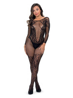 Lovehoney Fifty Shades Fifty Shades of Grey Captivate Body Stocking - Black One Size
