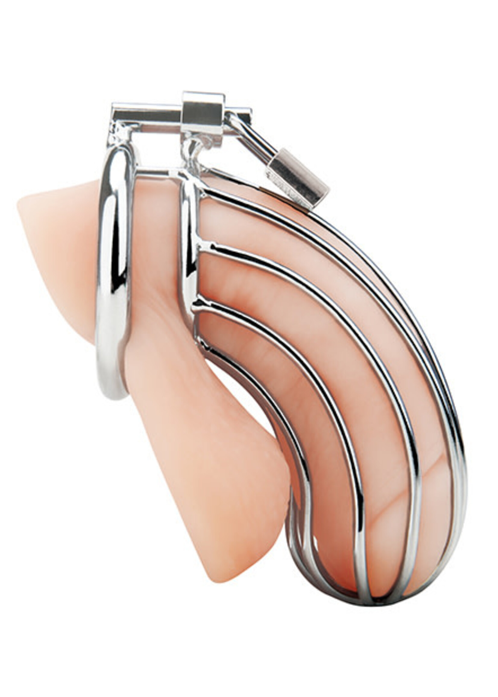 Blue Line Men Blue Line Prisoner Cock Cage - Silver