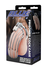 Blue Line Men Blue Line Prisoner Cock Cage - Silver