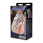 Blue Line Men Blue Line Deluxe Chastity Cage - Silver