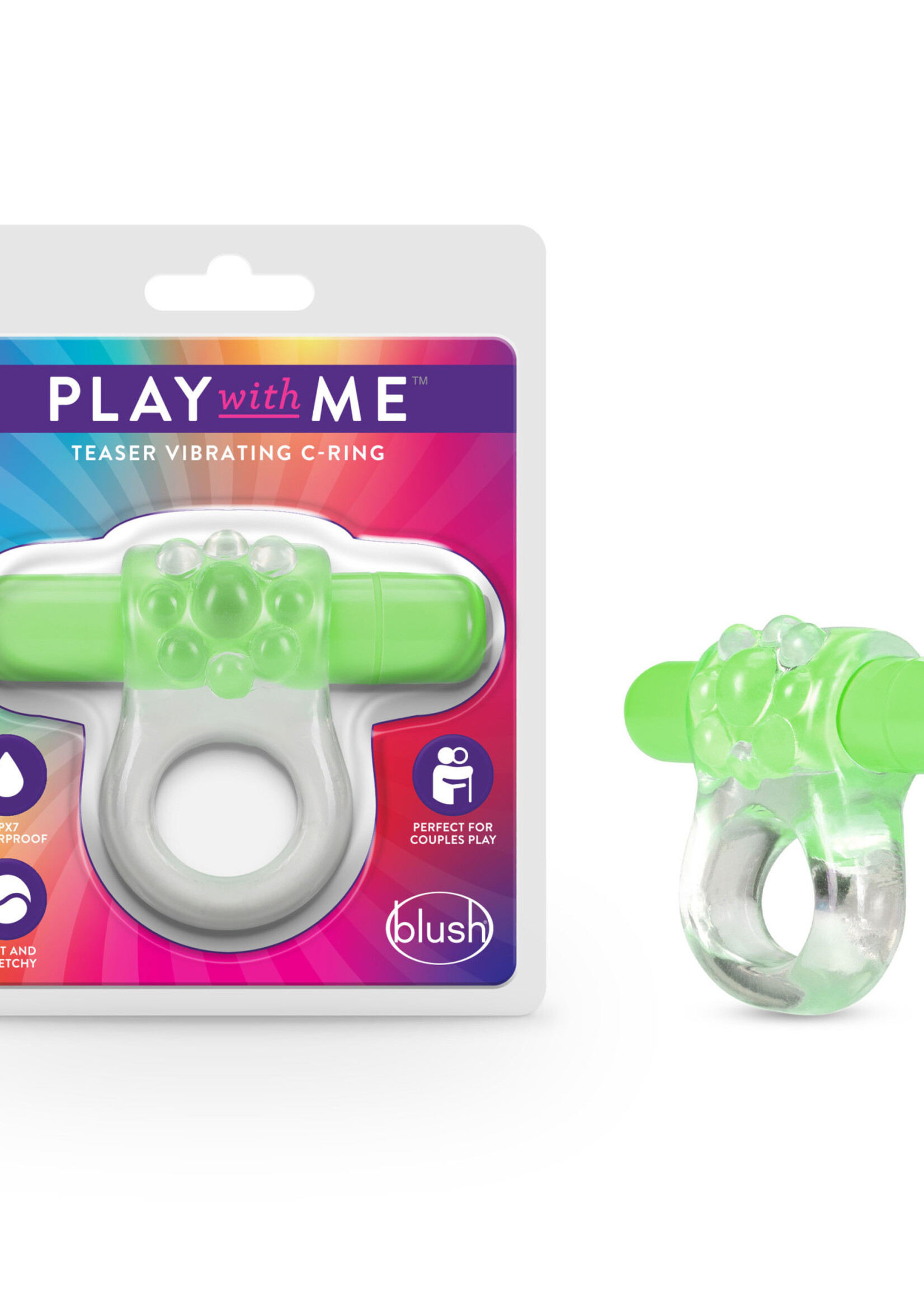 Blush Novelties Play With Me – Teaser Vibrating C-Ring