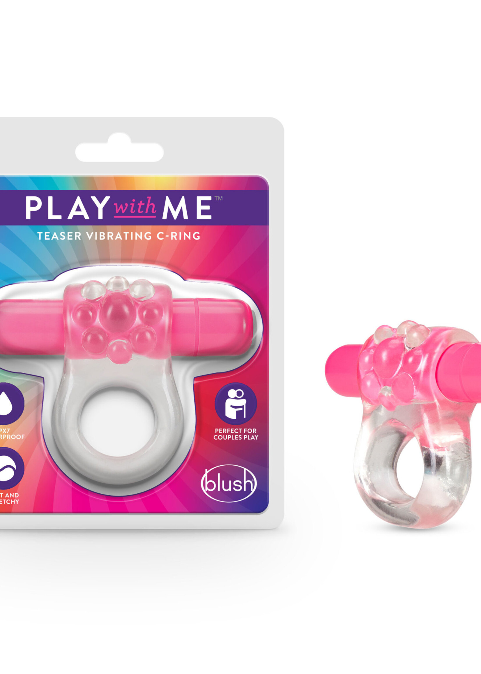 Blush Novelties Play With Me – Teaser Vibrating C-Ring