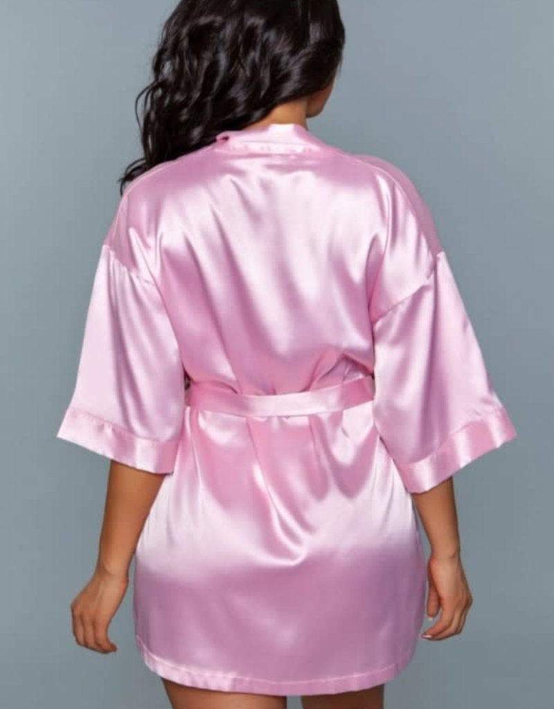 Be Wicked Getting Ready Robe - Rose Pink