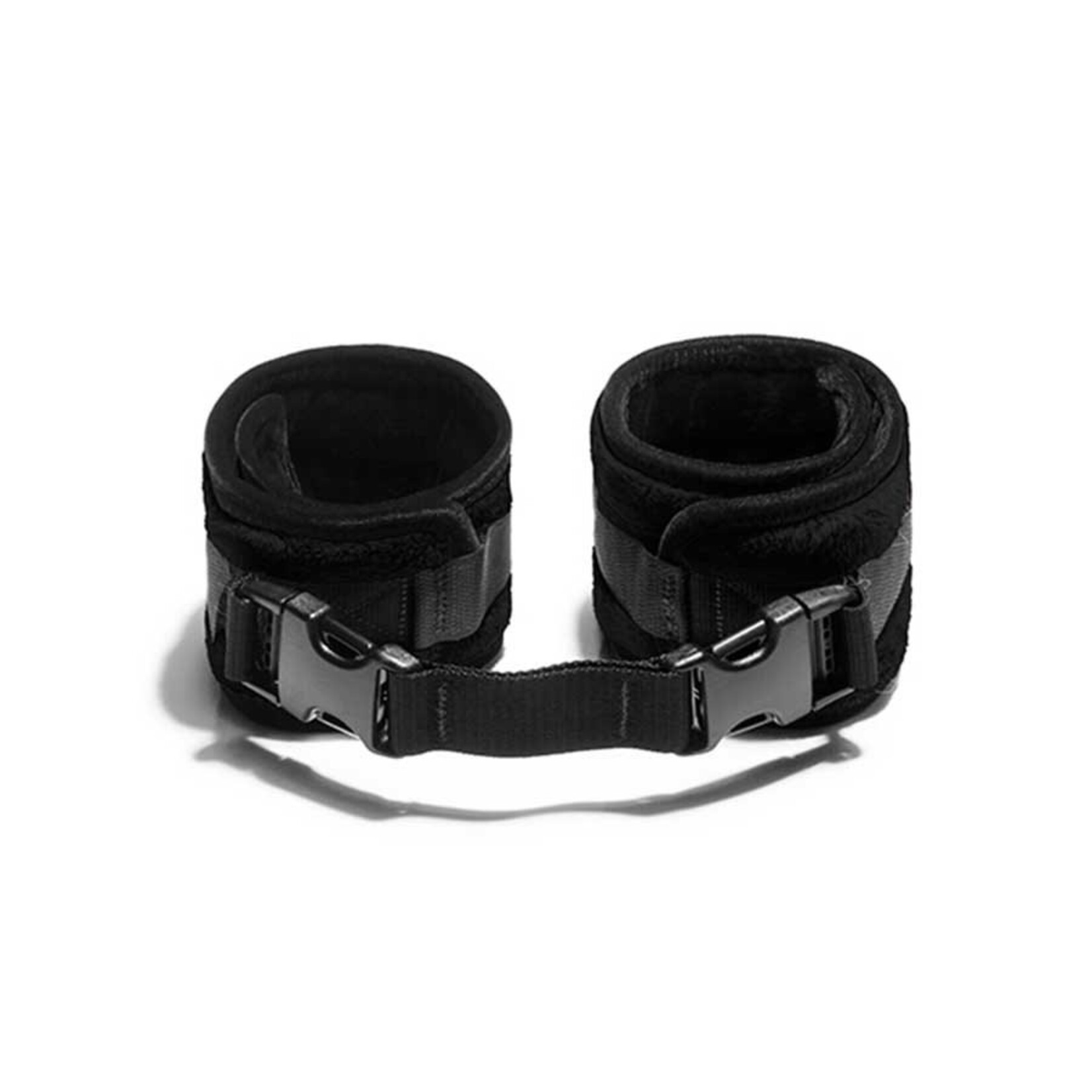 Liberator Plush Wrist Cuffs - Black