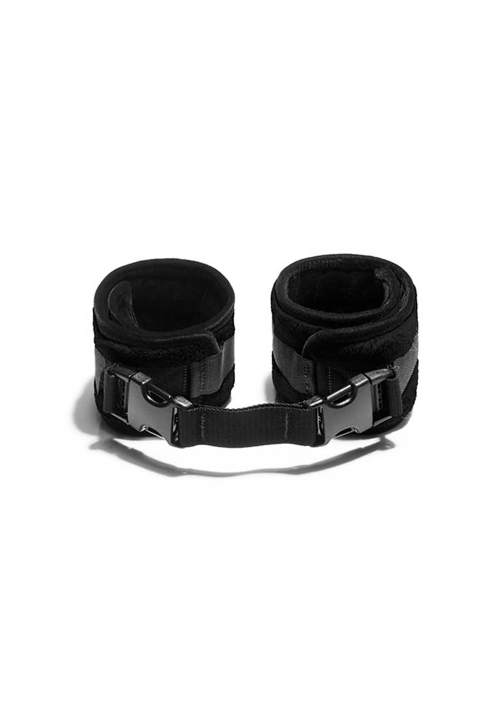 Liberator Plush Wrist Cuffs - Black