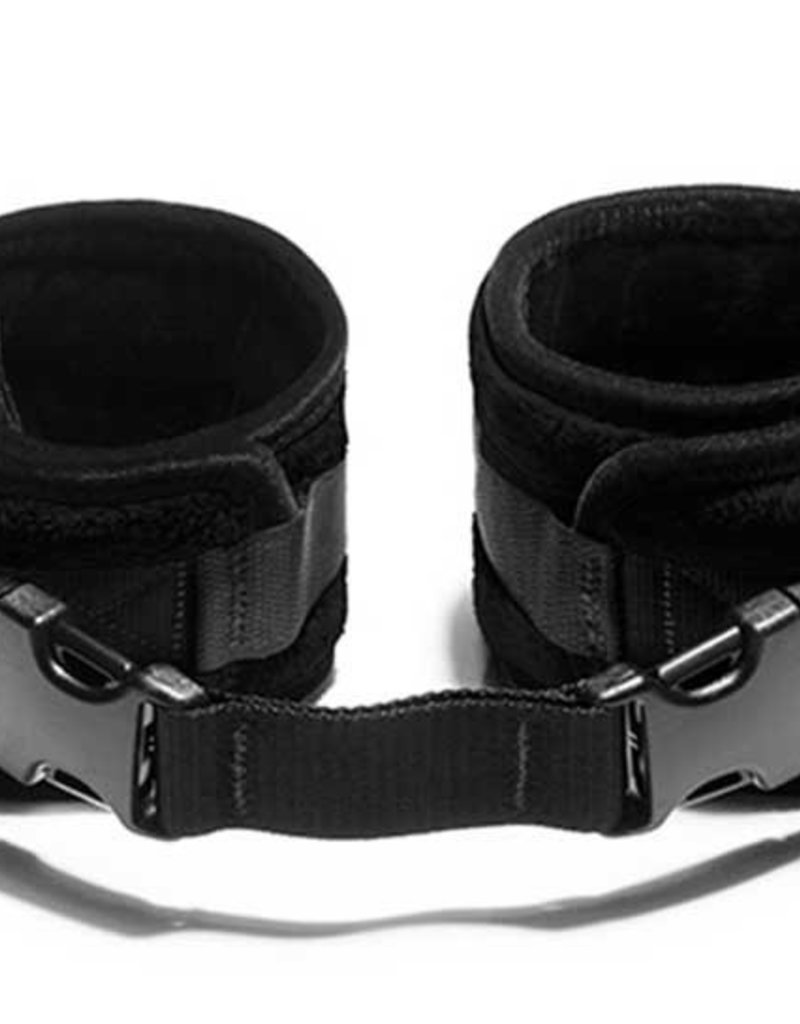 Liberator Plush Wrist Cuffs - Black