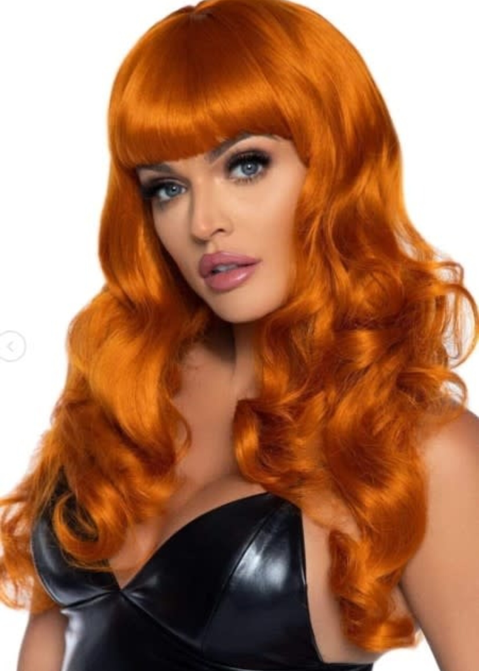 Leg Avenue 24" Misfit Long Wavy Bang Wig - Ginger