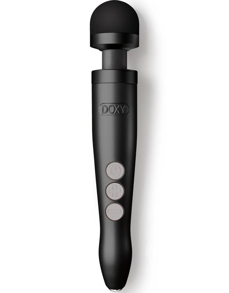 Doxy DOXY Die Cast 3R Rechargeable Vibrating Body Wand Massager - Matte Black