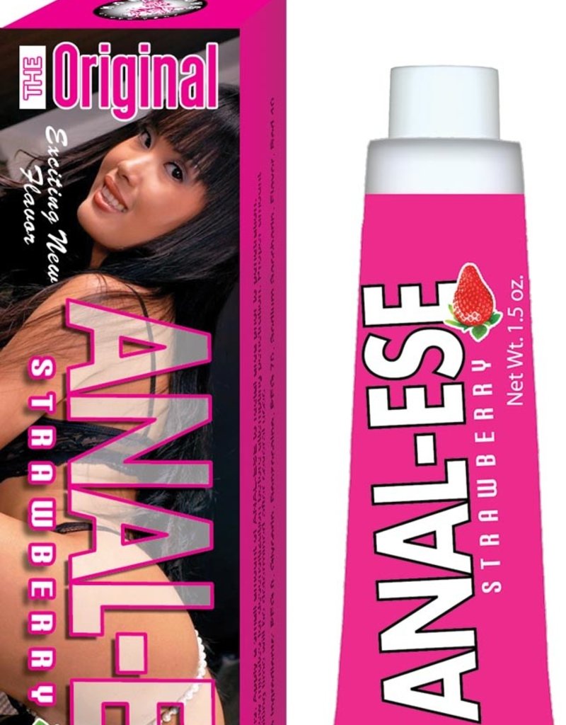 NassToys Anal-Ese Cream Strawberry Flavor 1.5 Oz