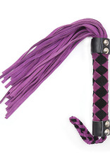 Ple'sur Ple'sur Leather Flogger - Purple