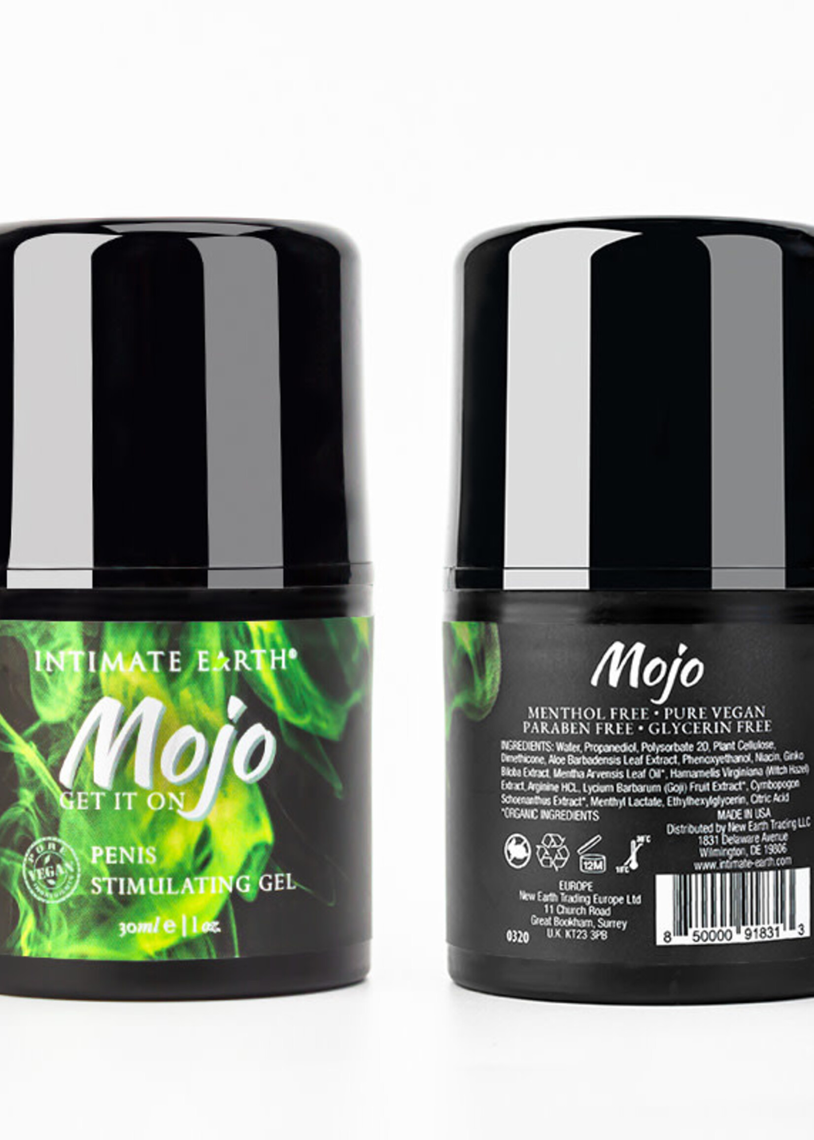 Intimate Earth MOJO Niacin and Ginseng Penis Stimulating Gel Lubricant 1oz