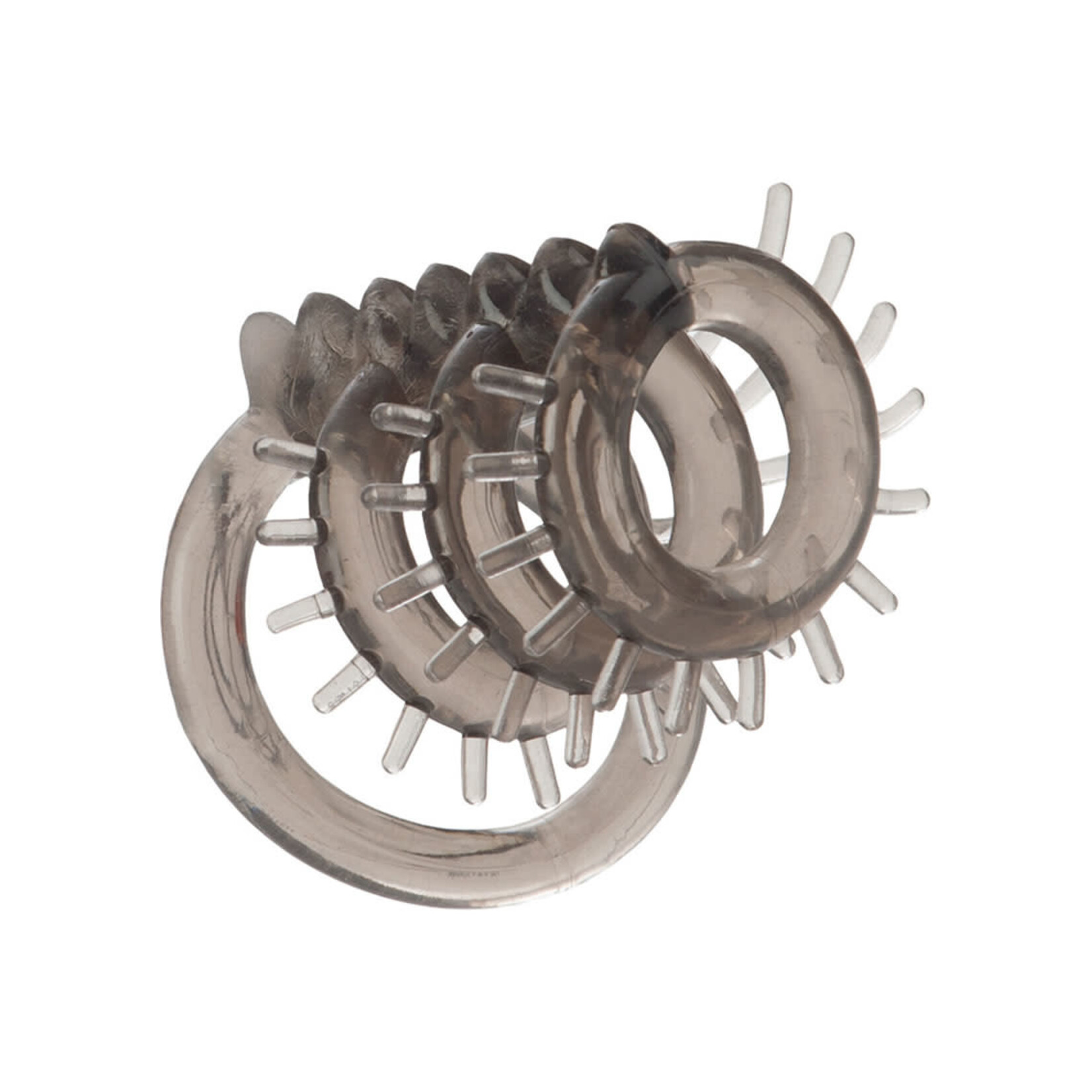 Calexotics Dr Joel Kaplan Support Master Triple Ticklers Cock Ring Smoke