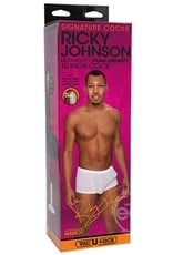 Doc Johnson Signature Cocks Ricky Johnson Dildo 10in - Chocolate