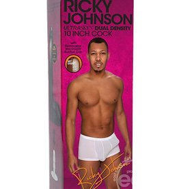 Doc Johnson Signature Cocks Ricky Johnson Dildo 10in - Chocolate