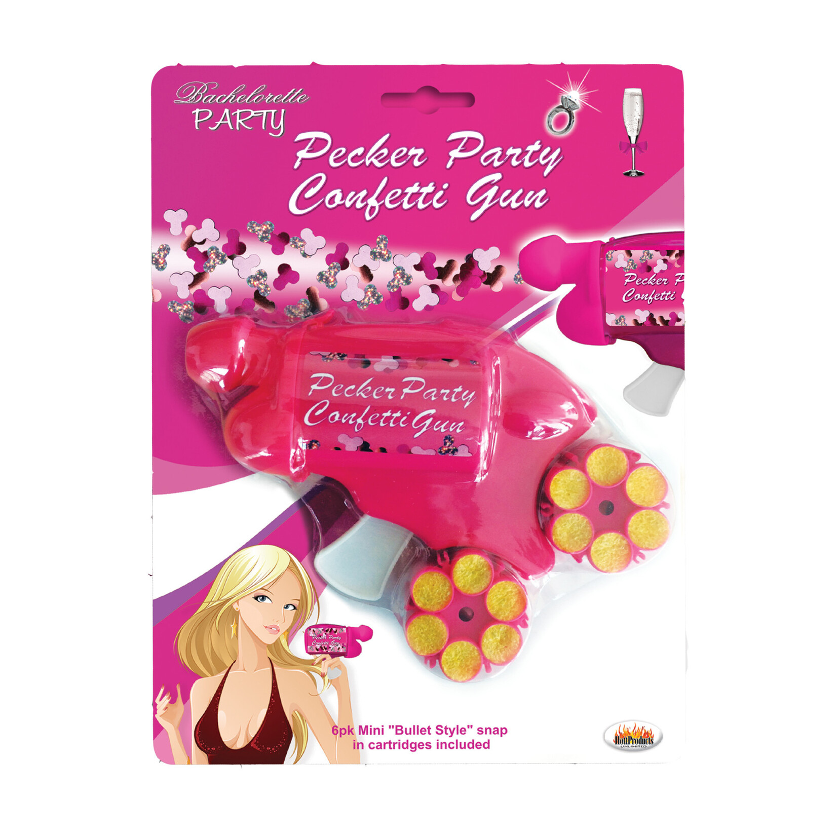 HOTT PRODUCTS Bachelorette Party Pecker Party Confetti Gun