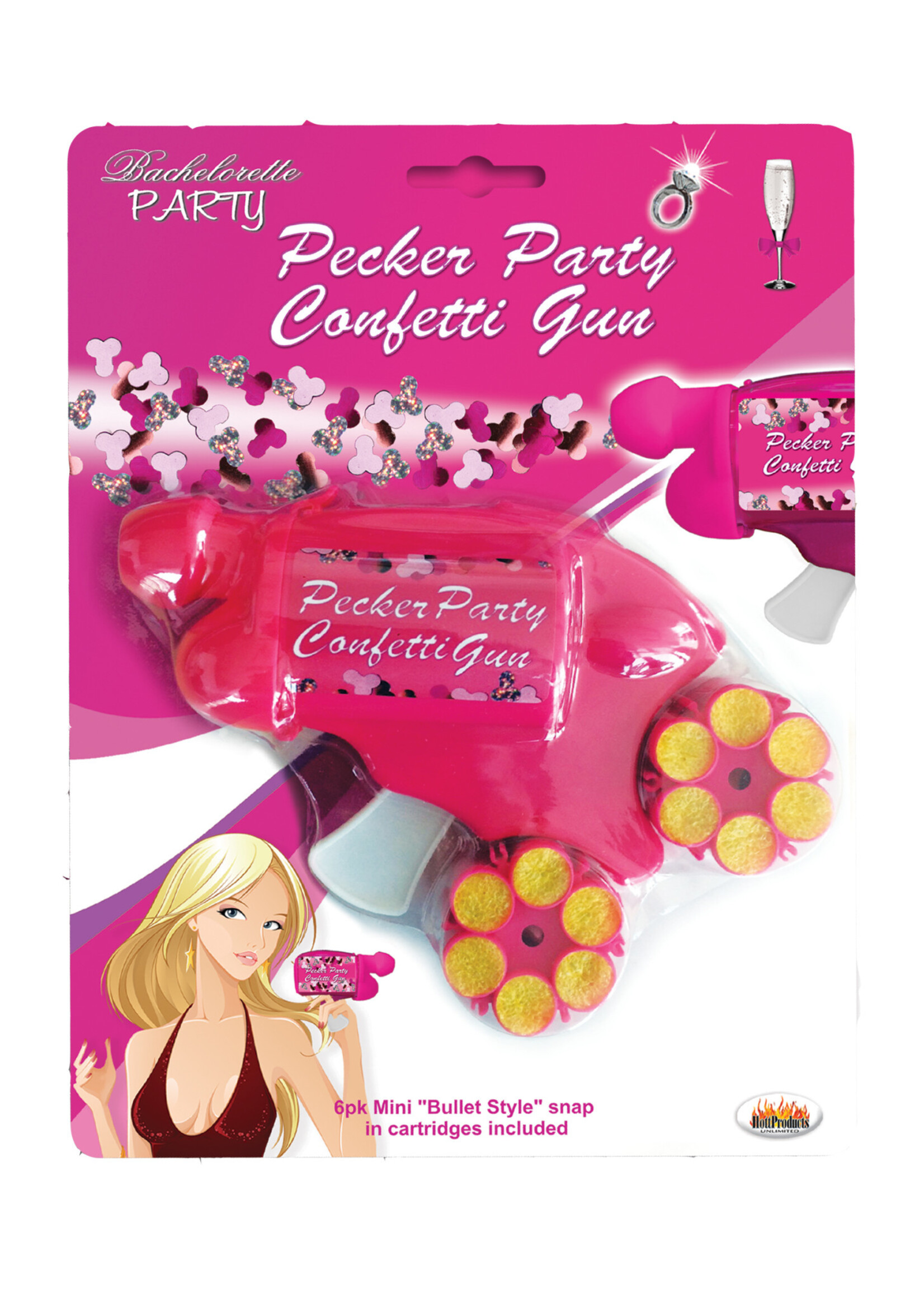 HOTT PRODUCTS Bachelorette Party Pecker Party Confetti Gun