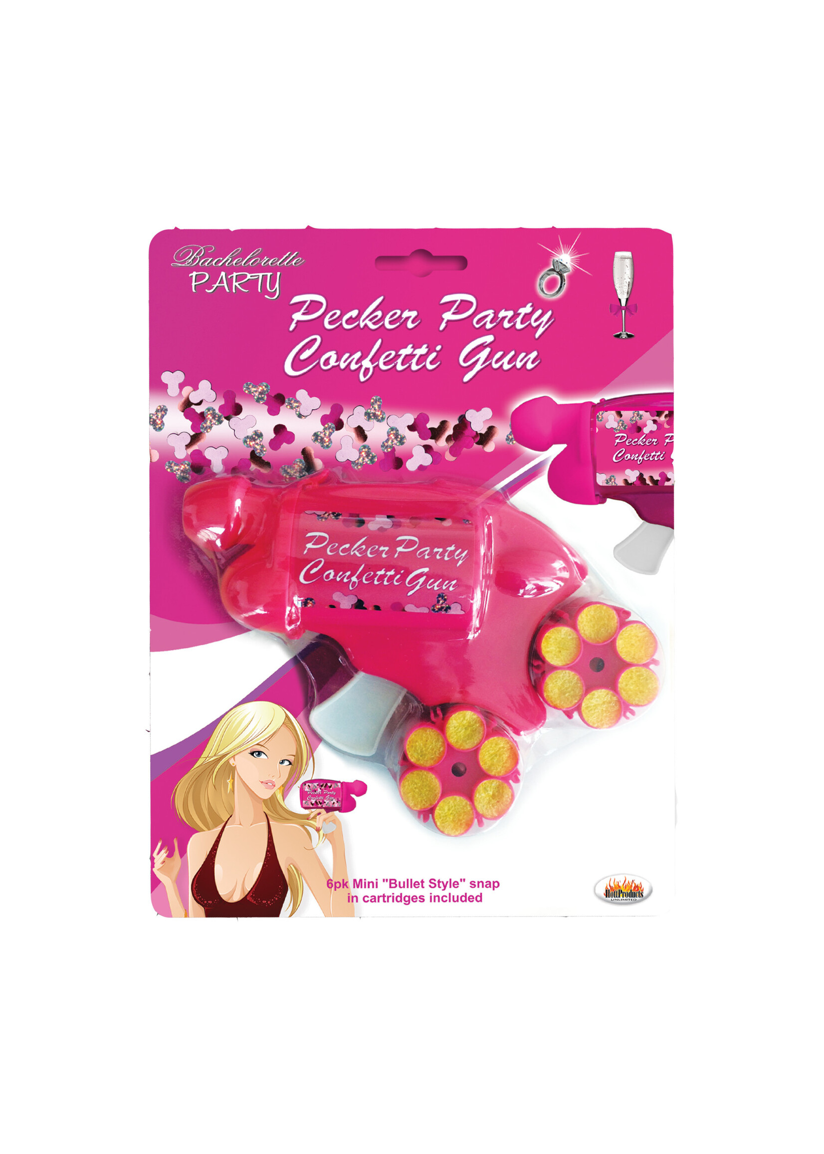 HOTT PRODUCTS Bachelorette Party Pecker Party Confetti Gun