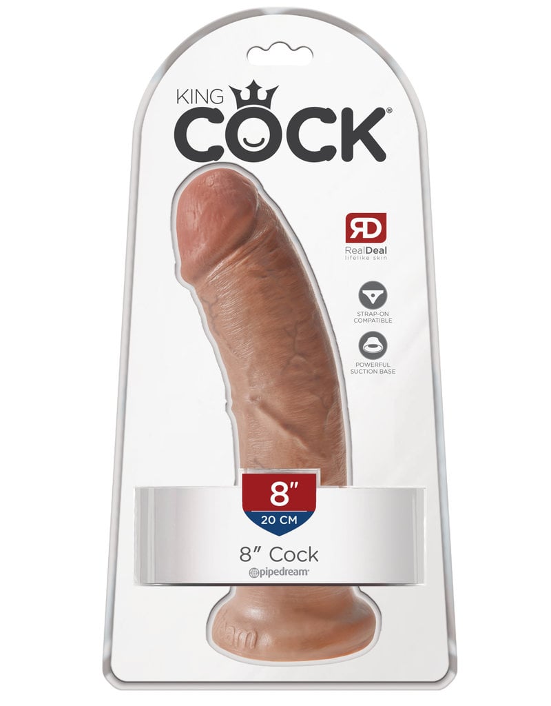 Pipedream King Cock 8" Cock - Tan