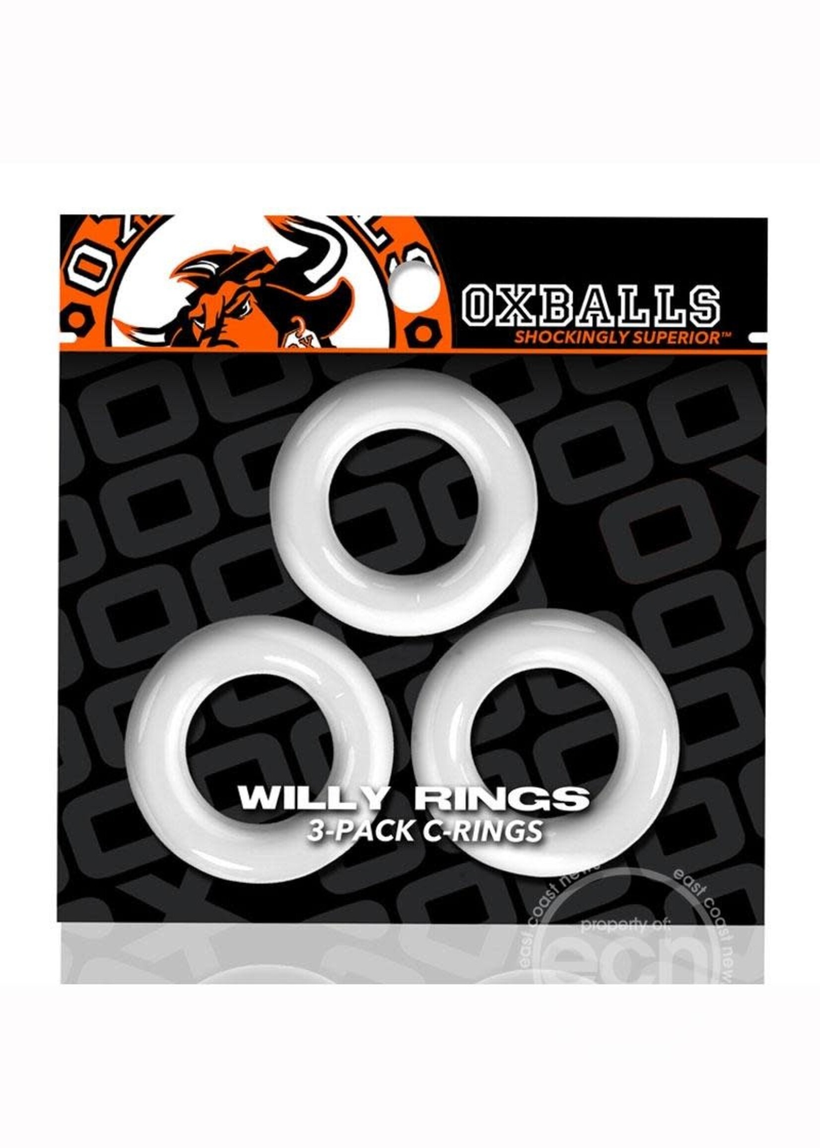 Oxballs Oxballs Willy Rings Cock Ring (3 pack) - White