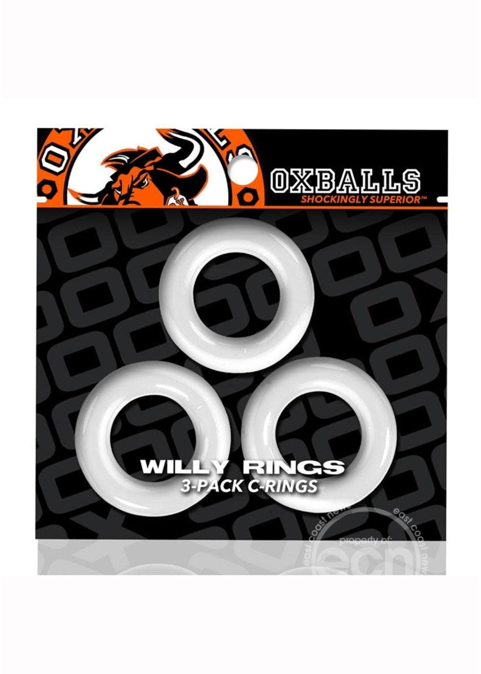 Oxballs Oxballs Willy Rings Cock Ring (3 pack) - White