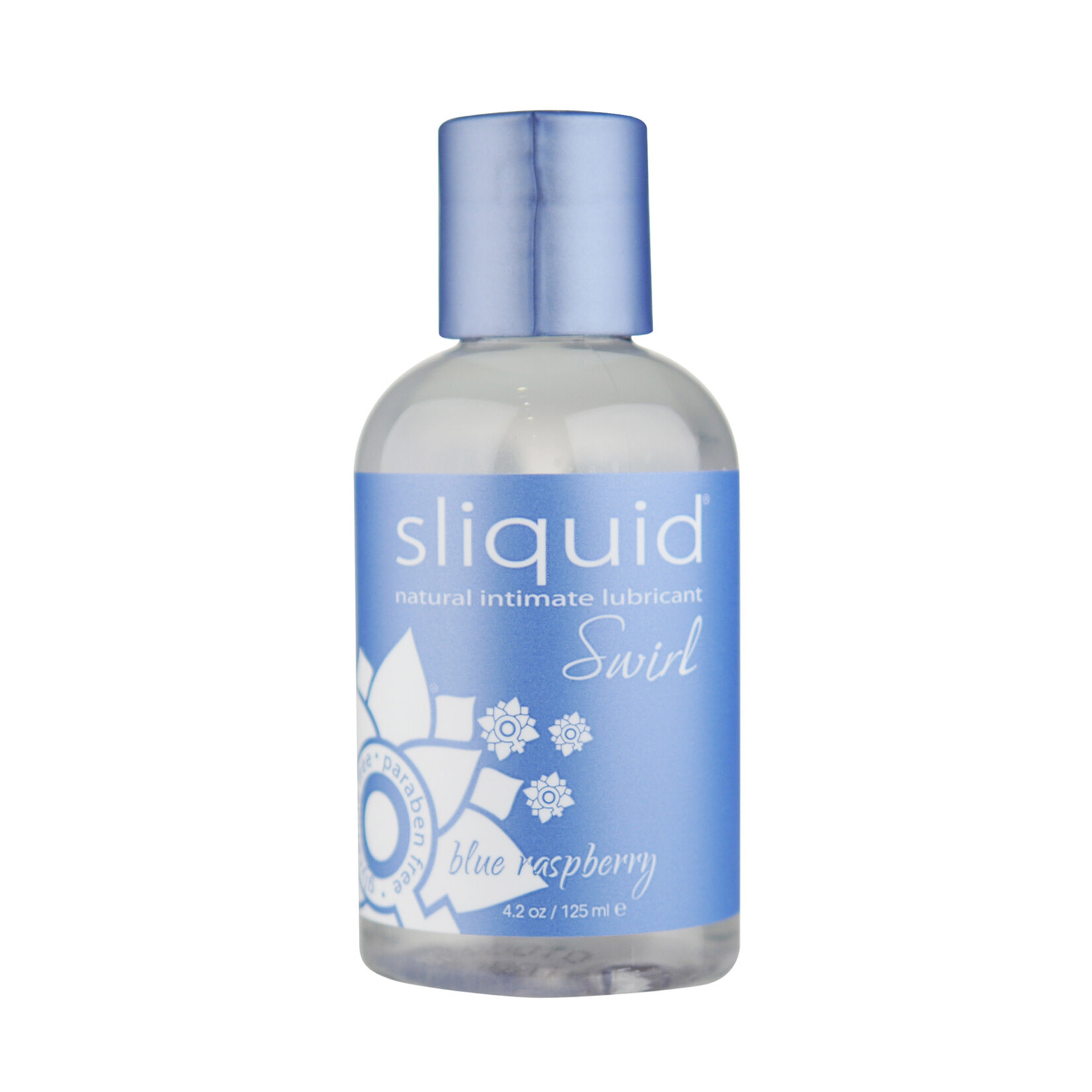 Sliquid Naturals Swirl - Blue Raspberry - 4.2 Fl. Oz. (124 ml)