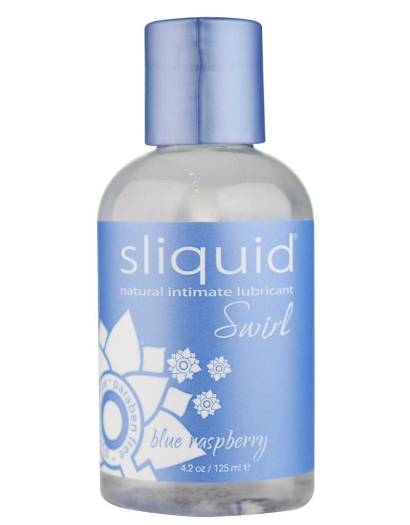 Sliquid Naturals Swirl - Blue Raspberry - 4.2 Fl. Oz. (124 ml)