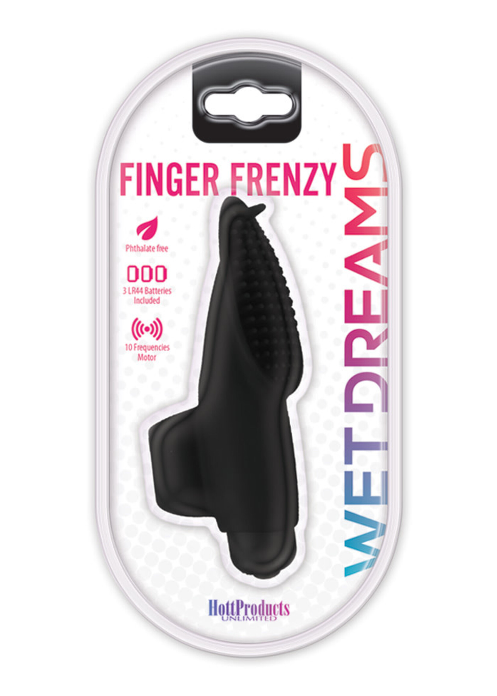 HOTT PRODUCTS Wet Dreams - Finger Frenzy - Black
