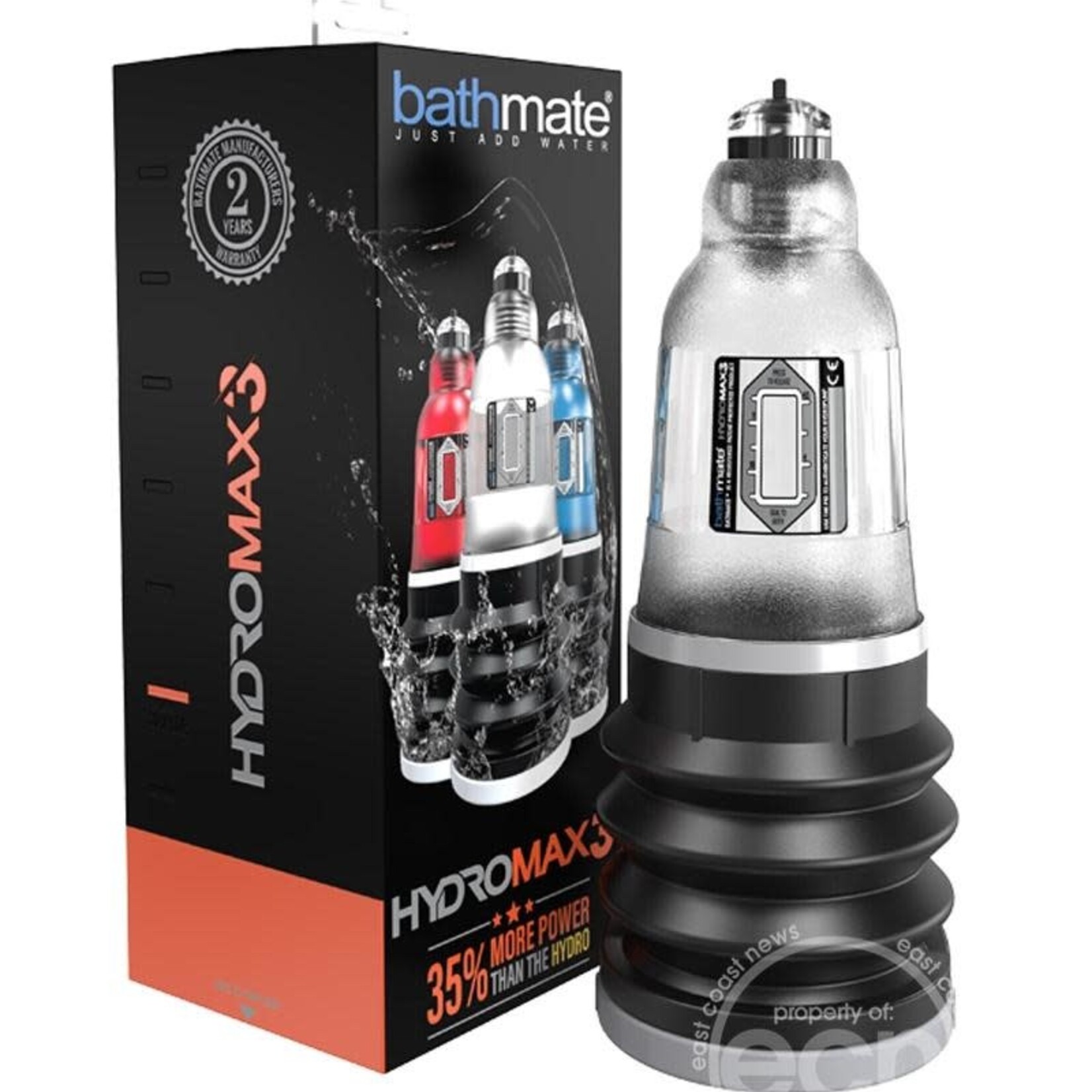 Bathmate Bathmate Hydromax 3 Penis Pump Water Pump - Clear