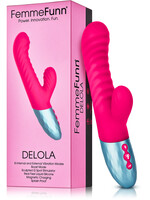 Femme Funn Delola Double Layered Liquid Silicone Rabbit - Pink
