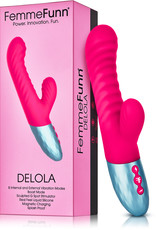 Femme Funn Delola Double Layered Liquid Silicone Rabbit - Pink