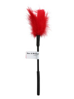 Sportsheets Sex and Mischief Feather Tickler - Red