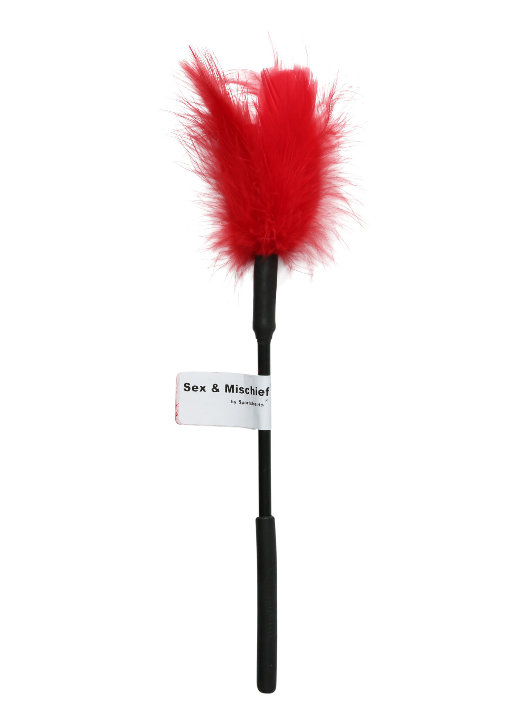 Sportsheets Sex and Mischief Feather Tickler - Red