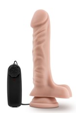 Blush Novelties Dr. Skin - Dr. James - 9 Inch Vibrating Cock With Suction Cup - Vanilla