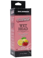 Doc Johnson GoodHead Wet Head Dry Mouth Spray Pink Lemonade 2oz
