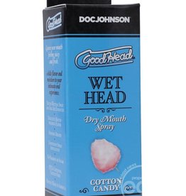 Doc Johnson GoodHead Wet Head Dry Mouth Spray Cotton Candy 2oz