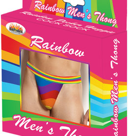 HOTT PRODUCTS Rainbow Mens Thong - OS