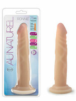 Blush Novelties Au Naturel Ronnie Sensa Feel Dildo With Suction Cup Flesh 7.75 Inches