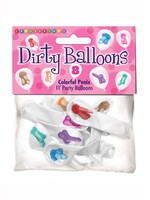 Little Genie Mini Penis Balloons - 8 Pack