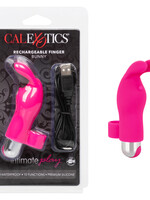 Calexotics Intimate Play USB Rechargeable Finger Bunny Silicone Waterproof Pink 3.25