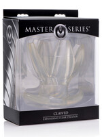 XR Brands Master Series Clawed Expanding Clear Dilator
