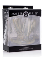 XR Brands Master Series Clawed Expanding Clear Dilator